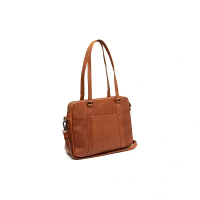 Afbeelding van Leren Schoudertas Cognac Pretoria