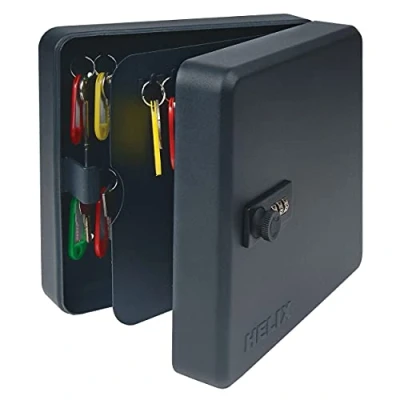 Afbeelding van Helix Combinatieslot Key Safe Cabinet (50 Capacity), Zwart