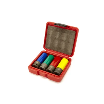 Afbeelding van AOK 4 Delige Professionele 1/2&quot; Lange Krachtdoppenset