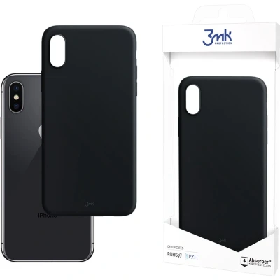 Afbeelding van Apple iPhone X/XS 3mk Matt Case black