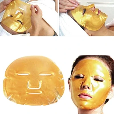 Afbeelding van 10 x gouden gezichtsmasker Crystal Collageen goud poeder masker