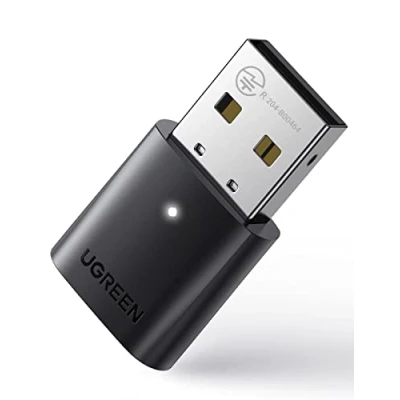 Afbeelding van UGREEN USB Adapter Bluetooth 5.0 Receiver Zwart