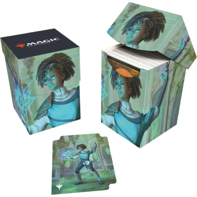 Afbeelding van Ultra Pro Magic: the Gathering Duskmourn: House of Horror Commander 100+ Deckbox: Zimone, Mystery Unraveler