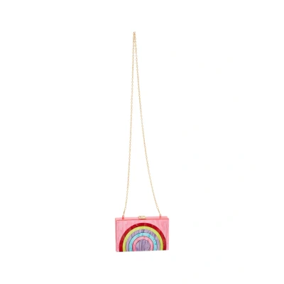 Afbeelding van myMo ROCKS Handtas blauw / geel lila rosa rood
