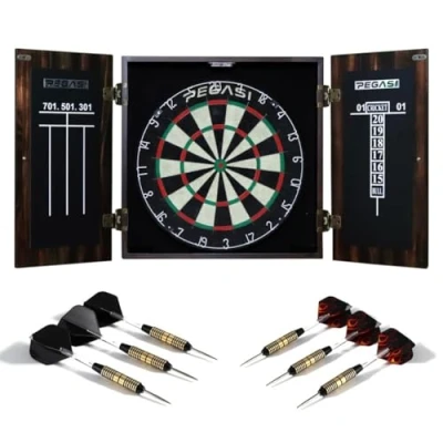 Afbeelding van Pegasi dartbord cabinet set Pro