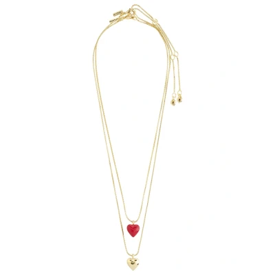 Afbeelding van Pilgrim Maeve Necklace SET Ketting goldcolored, Dames, Maat: One Size, Gold colored
