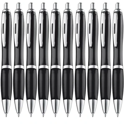 Afbeelding van ZENSCRIBE® Ergonomische balpen, 20 stuks, premium balpenset, hoogwaardig, antislip pen voor eenvoudig en zacht schrijven, blauwschrijvende zwart