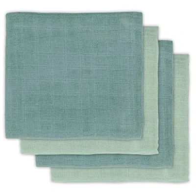 Afbeelding van Jollein bamboe multidoek small set van 4 70x70 cm groen