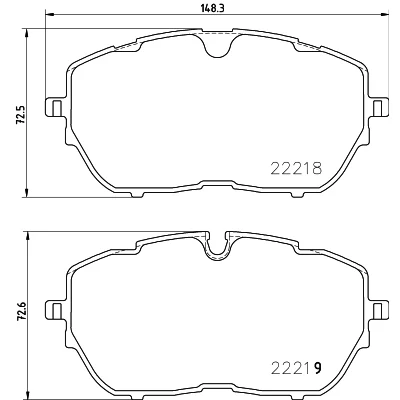 Afbeelding van Remblokkenset, schijfrem HELLA PAGID 8DB 355 024 731