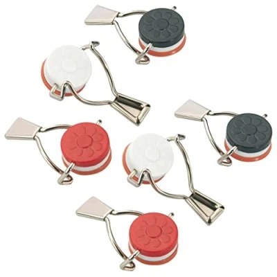 Afbeelding van Westmark Set flessendop met hendel, 6 delig, siliconen afdichting, staal, rood/wit/zwart, 444022E3