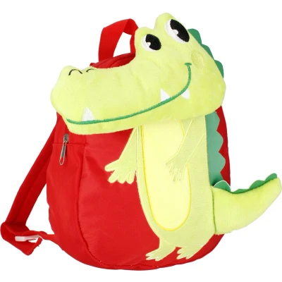 Afbeelding van Starpak rugzak schooltas 27x26x14 cm krokodil 3D