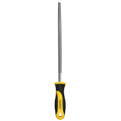 Afbeelding van TARIST 10 inch Ronde metalen vijl, professionele koolstofstalen rattenstaartvijl, gereedschapsslijper voor professionals en doe het zelf