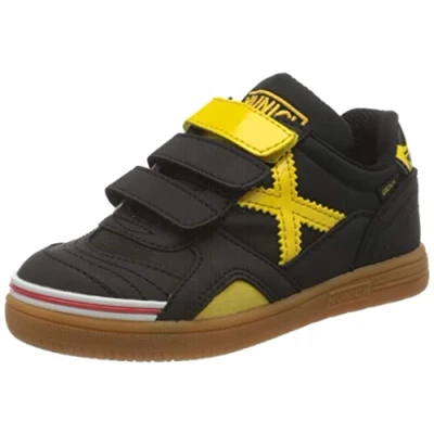 Afbeelding van Munich Gresca Kid VCO S, uniseks sneakers voor kinderen, Zwart Geel, 32 EU