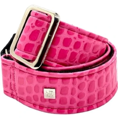 Afbeelding van GET&#039;M Gitaarriem gitaarband Aussie Gator Bubble Pink 2