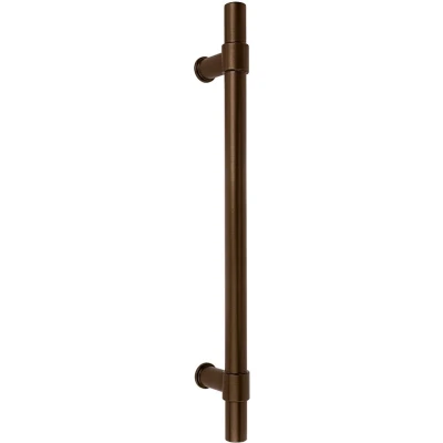 Afbeelding van Formani Voordeurgreep Piet Boon ONE PB400 PS 300 400mm doorgaand mat zwart