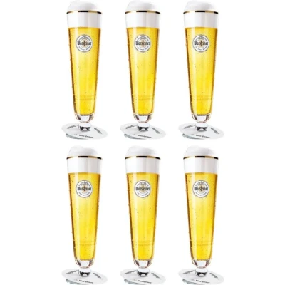 Afbeelding van Warsteiner Bierglazen Op Voet 200 ml 6 Stuks
