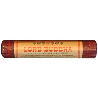 Afbeelding van BUDDHAFIGUREN/Billy Held Lord Boeddha wierookstokjes, sandelhout, incense sticks, 1 stuks. 44 stokjes.
