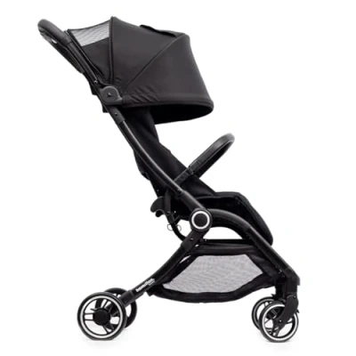 Afbeelding van Hamilton by Yoop S2 Lichtgewicht Buggy MagicFold™ Technologie Tot 22 kg Kinderwagen inclusief Reisband en Bekerhouder Compact, Verstelbaar, Opvouwbaar Inklapbaar Plooibuggy Baby Zwart