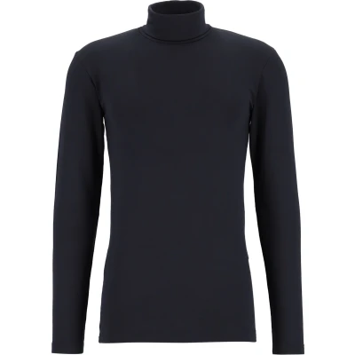 Afbeelding van Alan Red Master Col Longsleeve Shirt Donkerblauw maat S Heren Basic T met Body fit Pasvorm Stretch