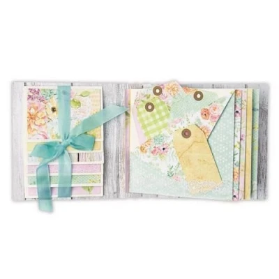 Afbeelding van Sizzix Thinlits Die Set Card Waterfall &amp; Tags 11PK 665154 Eileen Hull (04 21)