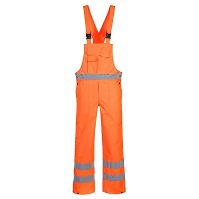 Afbeelding van Hi Vis Amerikaanse Overall Ongevoerd maat Large, Orange
