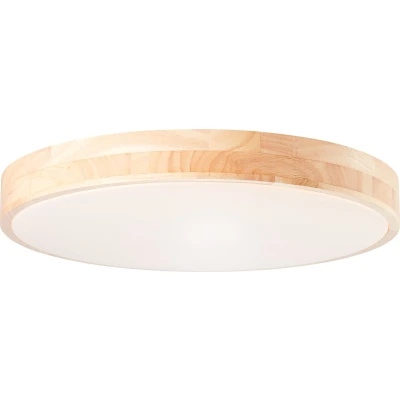 Afbeelding van Brilliant G80570A75 Slimline LED plafondlamp vast ingebouwd Hout, Wit