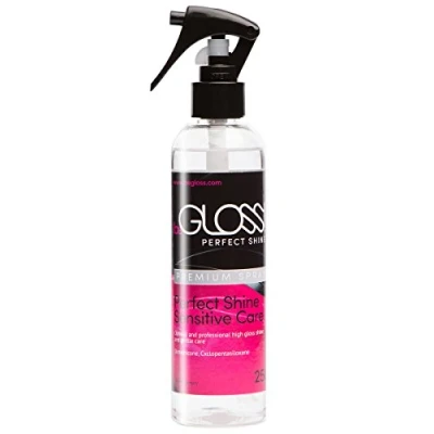 Afbeelding van beGLOSS Perfect Shine Premium Spray 250 ML latex Polish Ultieme hoogglans glans Het smeermiddel voor de Poolse &amp; verzorging van rubber kledingstukken.