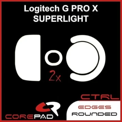 Afbeelding van 2 X CorePad Sliders voor G PRO SUPERLIGHT Wireless CTRL