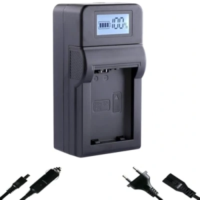 Afbeelding van blumax Snellader voor Sony NP FW50 accu&#039;s, oplader is compatibel met Alpha 7 II 7R 7S 6400 6500 / NEX F3 DSC RX10 IV/ZV E10