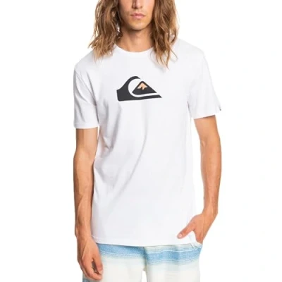 Afbeelding van Quiksilver Complogo BYJ0 Tshirt print, Heren, Maat: Small, White