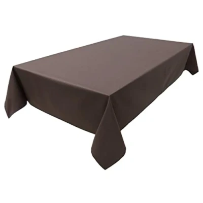 Afbeelding van Hoogwaardig tafelkleed tafellinnen van 100% katoen collectie concept, kleur en grootte naar keuze (tafelkleed 120x200cm, chocolade)