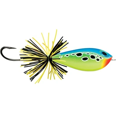 Afbeelding van Rapala Visaas BX Skitter Frog met balsa/kunststof aas voor zoet water drijvend zwemdiepte oppervlak maat 5,5 cm/13 g gemaakt in Estland Parrot UV