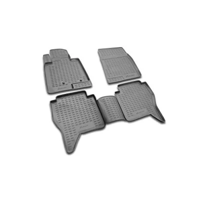 Afbeelding van Rubber matten element Maatwerk vloermatten MITSUBISHI Pajero IV (V80) 2006 4 stuks