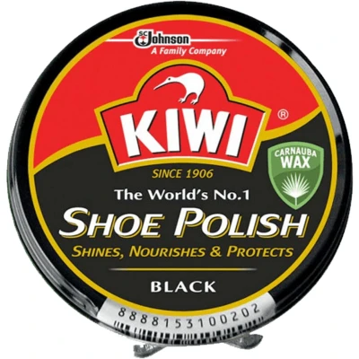 Afbeelding van Kiwi Schoenpoets 100ml Zwart Schoensmeer Schoencreme
