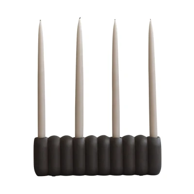Afbeelding van 101 Copenhagen Tube kandelaar Coffee 11x35 cm