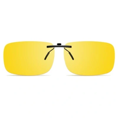 Afbeelding van Goiteia Gepolariseerde nachtrijbril, clip on anti verblinding voor mannen en vrouwen, minimaliseert effectief schittering van tegemoetkomende koplampen, High Definition Vision, 57*36mm (nacht rijden
