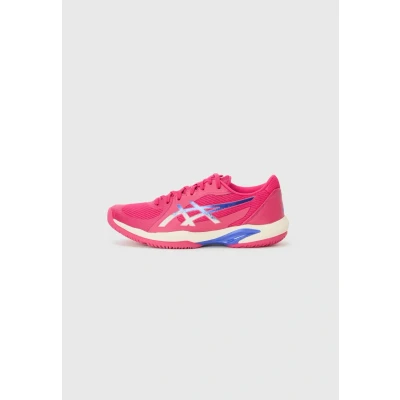 Afbeelding van Asics Solution Swift FF 2 Tennisschoenen voor alle ondergronden, Dames, Maat: 41.5, Bright rose/dark blue Textiel/ synthetisch