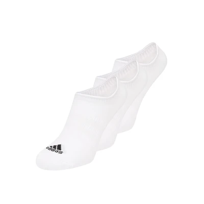 Afbeelding van adidas Uniseks Volwassen Invisible Sokken/Sneakersokken, White/Black, M