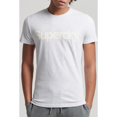 Afbeelding van Superdry O hals shirt cl big logo grijs XL