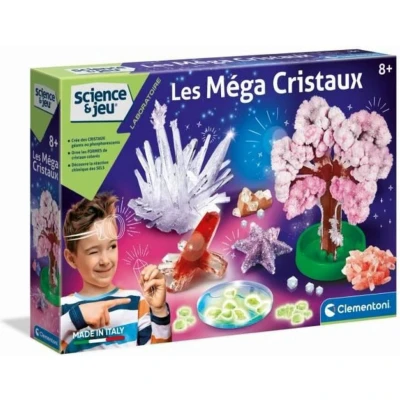 Afbeelding van Wetenschapsspel Clementoni The Mega Crystals Frans 52490