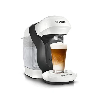 Afbeelding van Bosch Haushalt Style TAS1104 Capsulemachine Wit, Zwart Tassimo