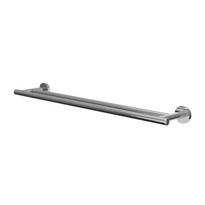 Afbeelding van IVY handdoekrek 60cm dubbel Chroom Tijdloze uitstraling