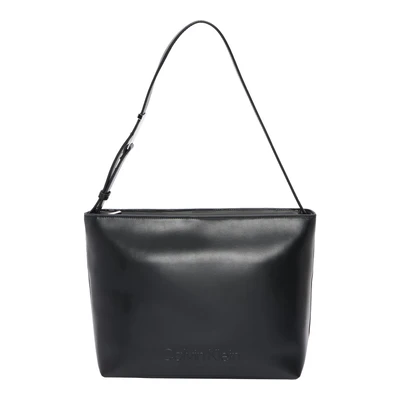 Afbeelding van Calvin Klein Embossed LOGO Handtas, Dames, Maat: One Size, Black