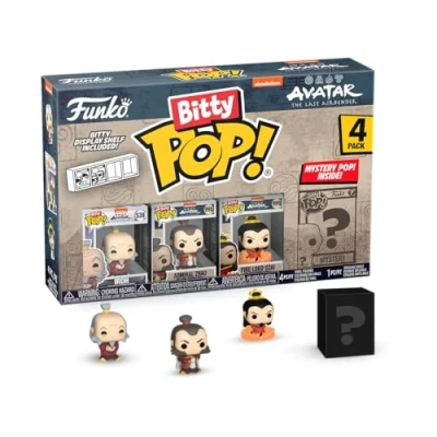 Afbeelding van Funko Iroh, Admiral Zhao, Fire Lord Ozai and mystery chase Bitty Pop! Avatar the Last Airbender Figuur 2cm