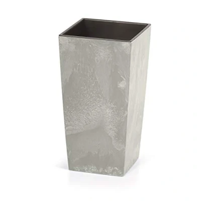 Afbeelding van Maceta URBI Square Beton Effect 2L., afmetingen (mm) 126x126x200, kleur Hormigón