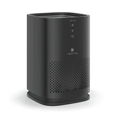 Afbeelding van Medify Air MA 14 B1 Luchtreiniger met H13 HEPA filter een hoog niveau van voor 200 Sq. Ft. (99,9%) allergieën, stof, pollen, perfect kantoor, slaapkamer, slaap en verpleging (1 verpakking,