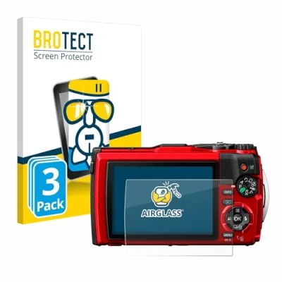 Afbeelding van BROTECT Glas Screen Protector voor Olympus Tough TG 6 (3 Stuks) Schermbeschermer [9H Hardheid, Beschermglas Folie niet Gehard Glas]