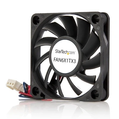 Afbeelding van StarTech.com 60x10mm Ventilator voor Computerbehuizing met Kogellagers en TX3 Connector