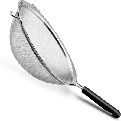 Afbeelding van Déglon Passoire Ø 25 cm Stop&#039;Glisse® Professionele Keukenzeef Zwart Handvat Duurzaam en Ve...