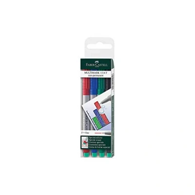 Afbeelding van Faber Castell multimarker non permanent F 4 stuks FC 151404